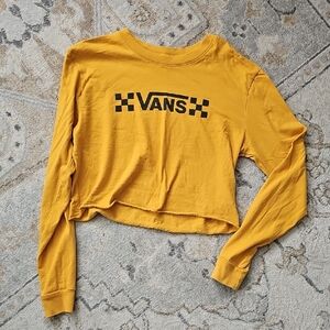 Vans Mustard Yellow Crop Top